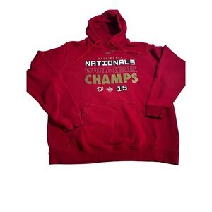 Washington Nationals World Series Champs 2019 Nike Red Hoodie XXL
(842)
